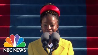 Youth Poet Amanda Gorman Recites Poem At Presidential Inauguration  NBC News [upl. by Ireg]