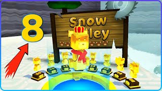 Super Bear Adventure All 8 Golden Bears in Snow Valley [upl. by Nohsreg]