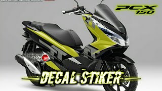 Kumpulan Modifikasi Decal Stiker Honda PCX 150 [upl. by Llerrad380]