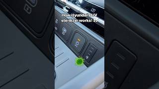 UVC sterilizer in the Hyundai Santa Fe 🦠 [upl. by Achorn]