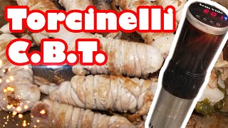 Torcinelli cotti a bassa temperatura  sous vide [upl. by Larentia]