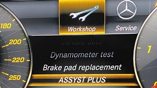 Mercedes Assyst Plus Service reset and service code explanation W213 and others [upl. by Atinniuq]