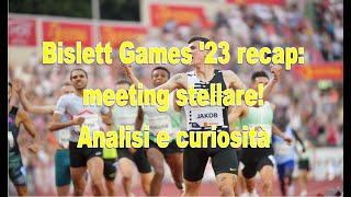 Bislett Games Diamond League 23 meeting stellare Lanalisi [upl. by Polak]