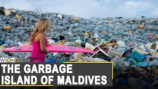 Thilafushi An island of trash in the Maldives  Not your typical Maldivian island  World News [upl. by Leahcimed]