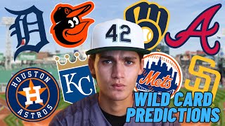 MLB WILD CARD PREDICTIONS [upl. by Falcone]