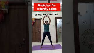 Stretches for Healthy Spine weightloss motivation stretches [upl. by Haleigh]