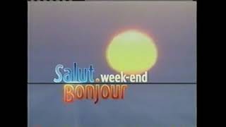 Salut Bonjour Weekend  TVA  2006  Indicatif [upl. by Anitnoc990]