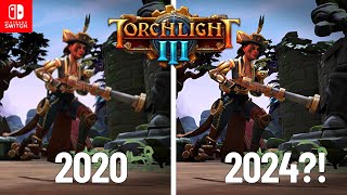 Torchlight 3 2024  Nintendo Switch Gameplay [upl. by Nomahs]