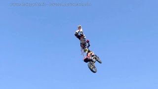 FMX Freestyle Motocross with Power Team  S Giustina in C  Italy [upl. by Aniahs]