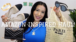 AMAZON DESIGNER INSPIRED HAUL  luxury on a budget W LINKS  jewelry bags accessories Pt 6 [upl. by Yaluz220]