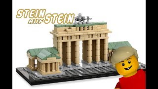 LEGO Architecture Brandenburger Tor Set 21011  LEGO Speed build [upl. by Dwayne466]