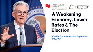 A Weakening Economy Lower Rates amp The Election  Weekly Commentary Sept 3rd 2024 [upl. by Derfla]