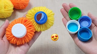 I made a Useful and Easy Idea and SELL them all Super Recycling Idea with Plastic bottle cap [upl. by Alissa]