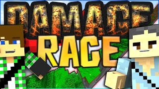 MINECRAFT DAMAGE RACE  SURRY vs ST3PNY [upl. by Dyanne]