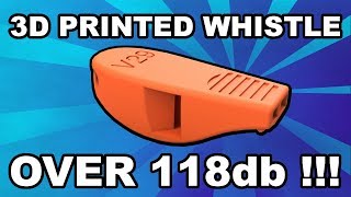 3D Print Timelapse 118 dB Whistle [upl. by Wobniar952]