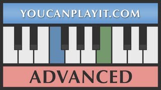 The Entertainer  Advanced Piano Lesson Tutorial [upl. by Nereus]