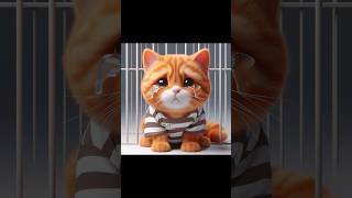 cute cats short video funny 🥳  criminal cat 😸 cats animal cutecatsYT19 [upl. by Akkeber]