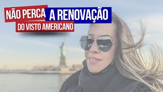 Não perca a renovação do visto atualizaçãodevisto renovacaovistoamericano [upl. by Nyrroc]