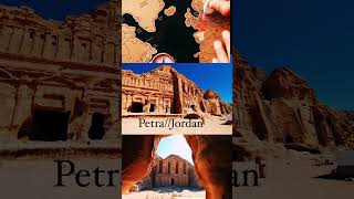 Petra is a UNESCO World Heritage Site located in Jordan Petra anciantcity viral horizon ancient [upl. by Rozalin785]