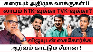 Will there be an alliance between Seemans NTK and Vijays TVK l Journalist Mani l Gabriel Devadoss [upl. by Ahusoj]