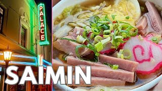 The Best SAIMIN in Hilo Noris Saimin and Snacks  Big Island Hawaii Restaurant REVIEW [upl. by Karlotte]