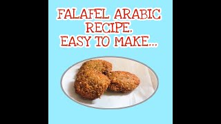 How to make the Arabic falafel Tamiya recipe [upl. by Folger]