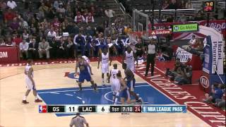 Festus Ezeli Putback Dunk vs Clippers [upl. by Pippas70]