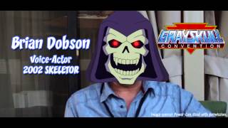 GrayskullCon 2013  200x Skeletor voiceactor Brian Dobson Greeting [upl. by Jewelle]