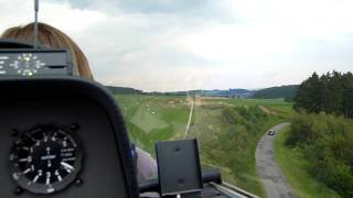 Landung mit Segelflug quotAuf dem Dümpelquot Bergneustadt 3062011 [upl. by Viguerie106]