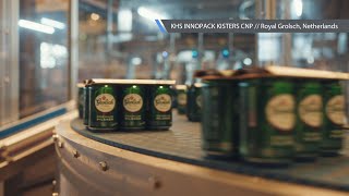 Plasticfree packaging for Royal Grolsch with the Carton Nature Packer from KHS [upl. by Parks322]