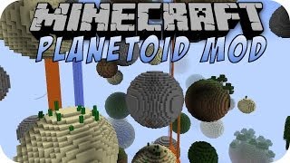 Minecraft PLANETOID MOD [upl. by Ibbie]