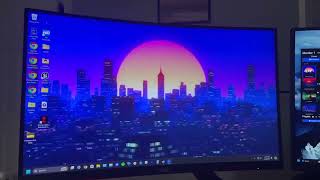 AOC C27G2Z Curved Frameless Ultra Fast Gaming Monitor Showing My Fav Wallpaper Engine Backgrounds [upl. by Deloris]