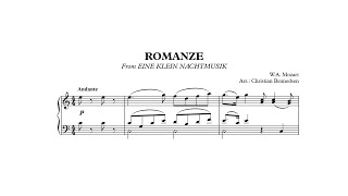 Romanze from Eine Kleine Nachtmusik  Piano [upl. by Shenan]