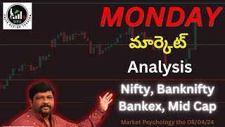 Market Analysis  8th April 24  మార్కెట్ సైకోలాజీతో  nifty banknifty midcap [upl. by Weisberg424]