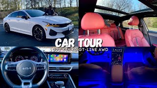 CAR TOUR  2022 KIA K5 GTLINE AWD  Amazon Car Finds  Review amp more [upl. by Amla]