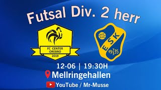 FC Center amp Ervalla SK  Futsal Div2 Herr  Sweden Örebro  20241206  35 [upl. by Akihc]