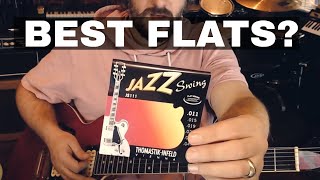 Trying Flatwound Guitar Strings Again  Thomastik Infeld Jazz Swing 1147 JS111 [upl. by Larred]