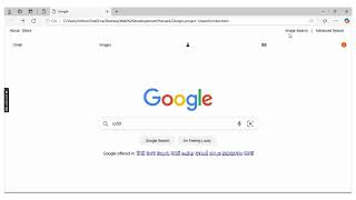 Google front end project [upl. by Eiznek714]