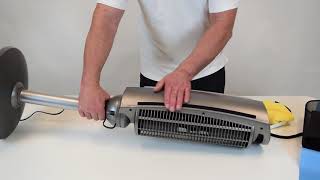 How to Install a Lasko 2535 52quot Oscillating Pedestal Fan Filter [upl. by Frear192]