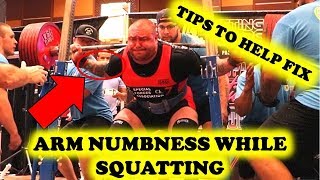 Arm Numbness While Squatting  Tips to Fix it [upl. by Waddington]