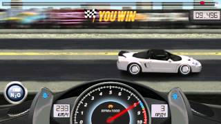 Drag Racing Honda NSXR Tune level 4 14 mile v 16 [upl. by Eiramit]