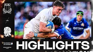 HIGHLIGHTS  🇮🇹 ITALY V ENGLAND 🏴󠁧󠁢󠁥󠁮󠁧󠁿  2024 GUINNESS MENS SIX NATIONS [upl. by Pleasant752]