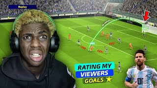 Rating The Top Crazy Goals My Viewers have Scored in 2024  Part 2 🚀🔥🤯 [upl. by Lyrahc]