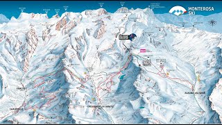 Monterosa skiing ski 2023 winter [upl. by Layod]