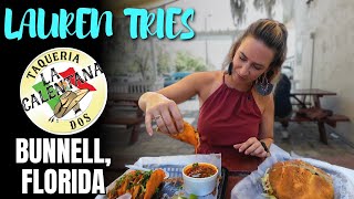 Lauren Tries Taqueria La Calentana in Bunnell FL [upl. by Pembroke]