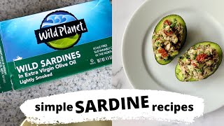 Tasty Sardine Recipes  How to use canned sardines in 3 easy recipes [upl. by Inavoy79]