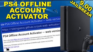 PS4 Offline PSN Account Activator on 900 Jailbreak Tutorial [upl. by Leviram796]