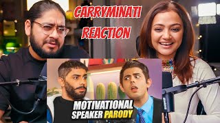 MOTIVATIONAL SPEAKER PARODY  CARRYMINATI  Neeti and Raman [upl. by Keffer]