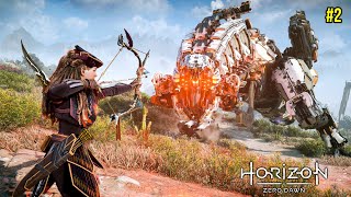 Fighting Dangerous Sawtooth  Horizon Zero Dawn Gameplay 2 [upl. by Nevada443]