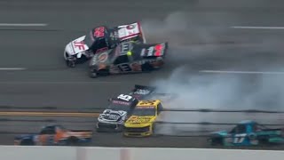 2024 Trucks  Xfinity Talladega Fall Reactions [upl. by Aihpledalihp]